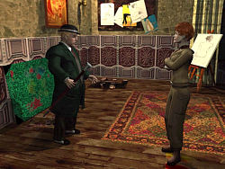 What are Moira and Mac Grabb talking about?