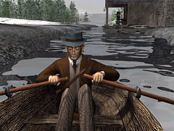 On his way to Mac Grabb's distillery