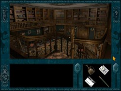 Die Bibliothek wurde von irgendjemandem verwstet